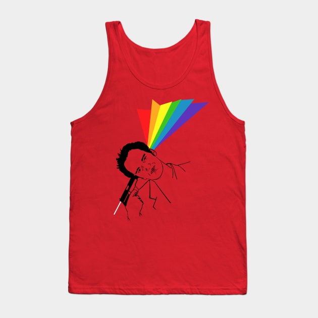 Quentin Tarantino Pink Floyd Tank Top by SaverioOste